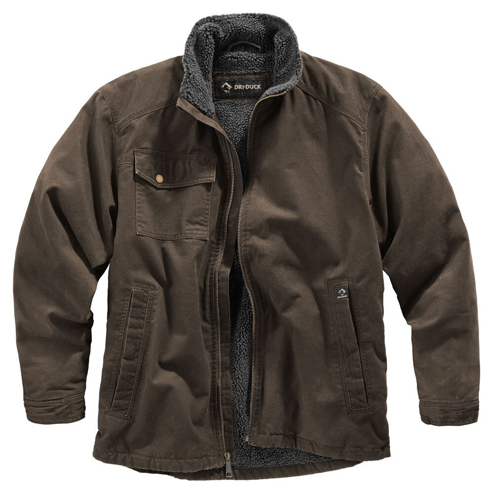 Custom Work Shirts  Maple Avenue. Unisex Vintage Washed Sherpa-Lined Work  Jacket
