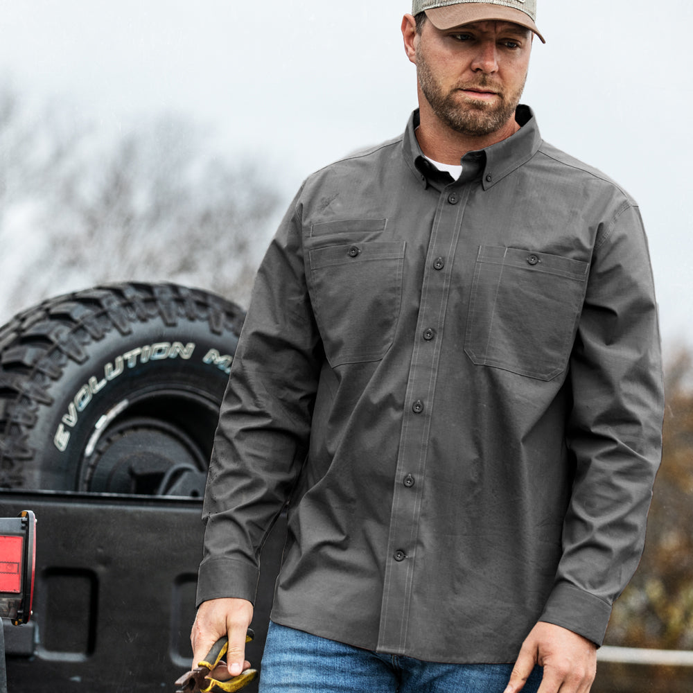 Dri fit long sleeve work shirts online